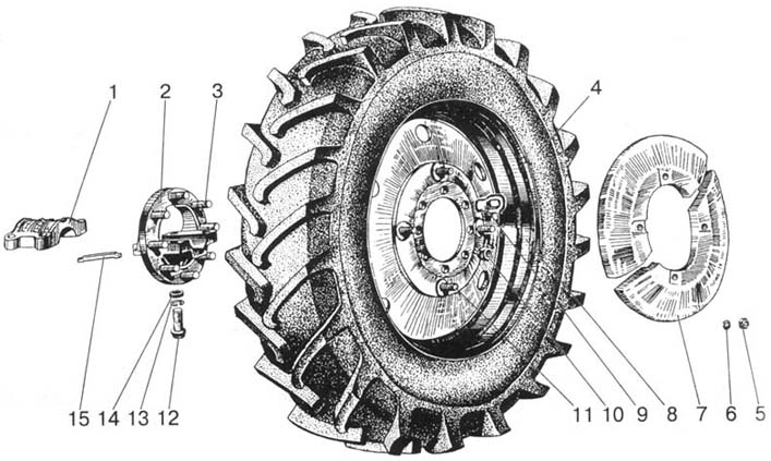 Колеса задние. Ступицы задних колес для трактора МТЗ-82