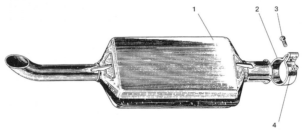 Глушитель от МТЗ на ВАЗ