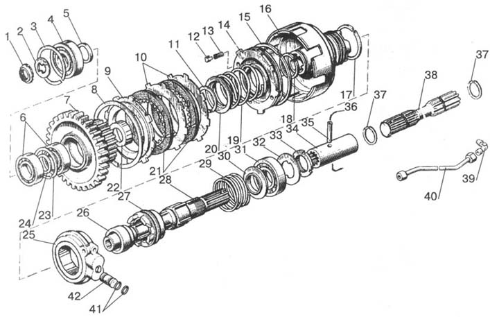 Схема кпп мтз 1221 в картинках