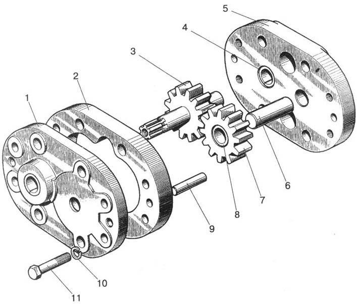 Рисунок масляного насоса